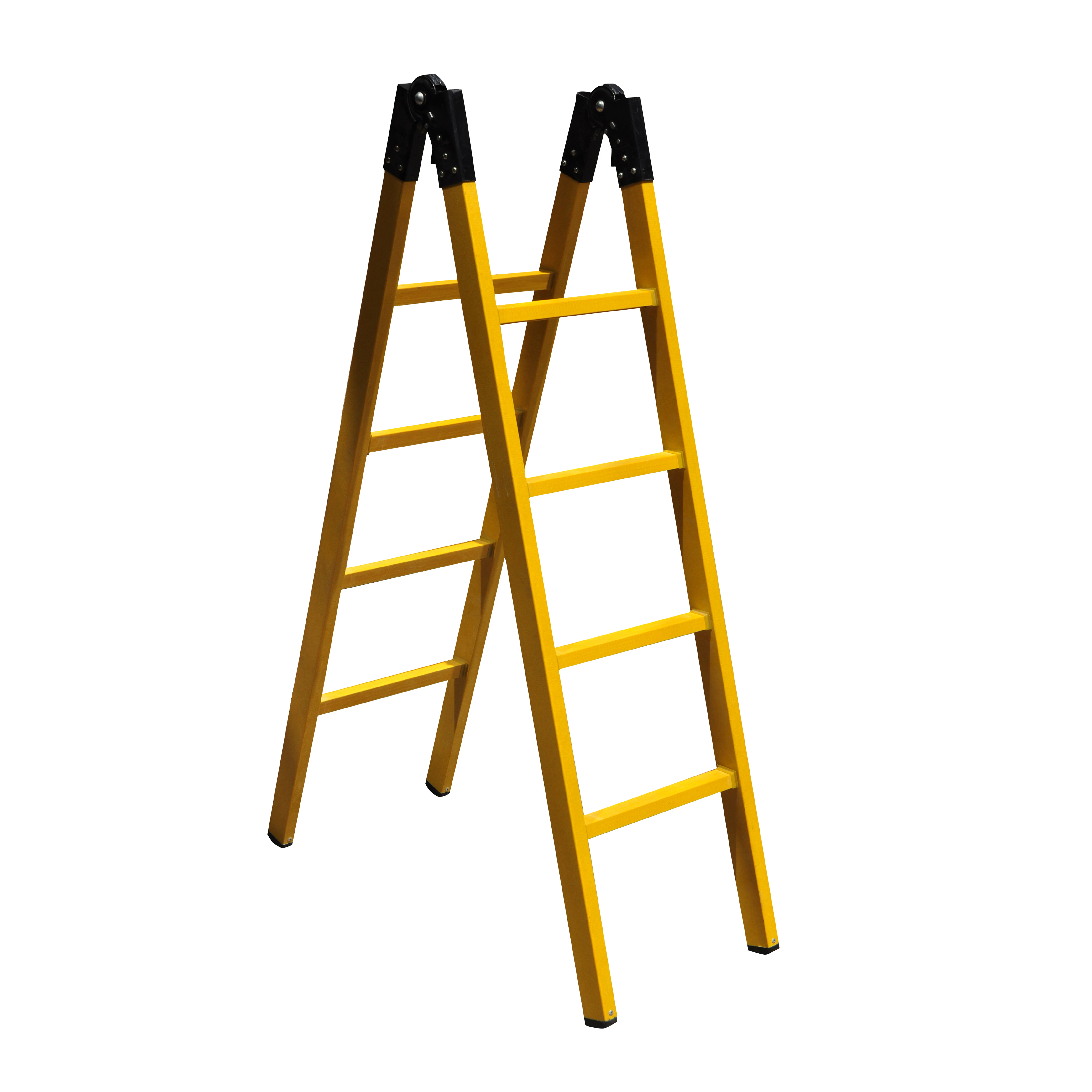 2-5m Lightweight movable tripod frp ladder Fiberglass Frp Folding Telescopic Ladder