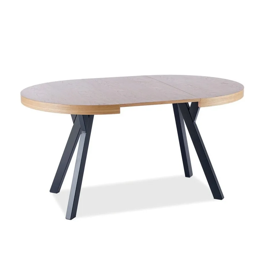 italian design multifunction hotel black metal grey iron high long wood new extending round home dining table