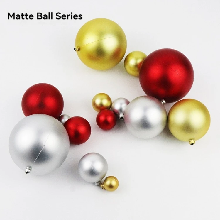 Luxury Personalized Christmas Ornament Glass Ornaments for Christmas Tree Decorations Plastic Ball Christmas Product