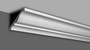 High Performance White Gesso Primed MDF Crown mouldings with Good Quality for Ceiling