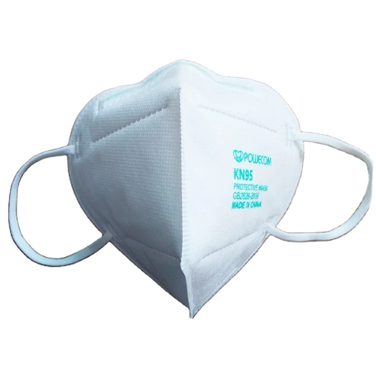 
1 powecom kn95 Mouth Masks KN95 Face Mask Powecom Stock Factory Price Anti-fog Folding GB2626-2006 EUA White List NON-WOVEN 