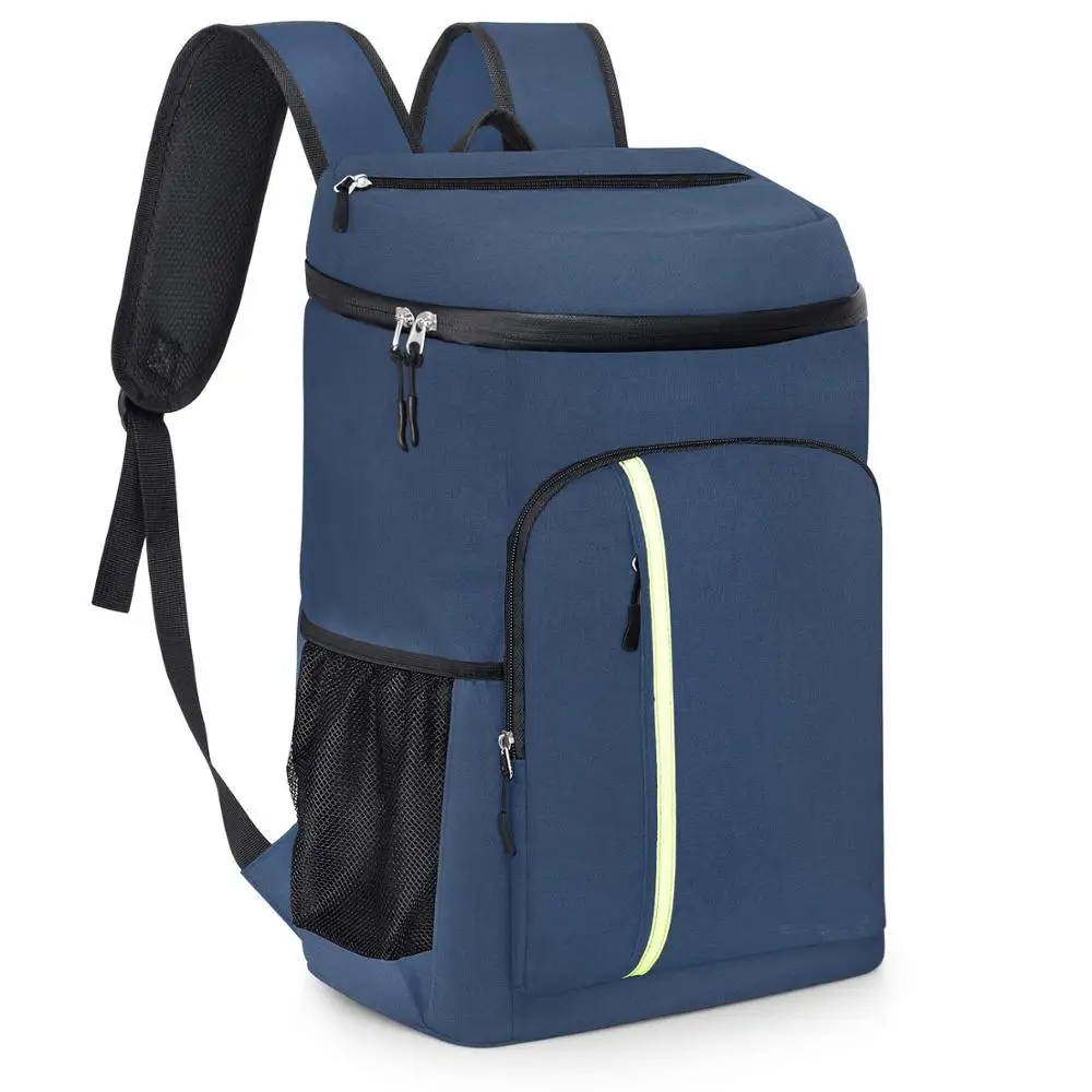 Insulated Cooler Food Delivery Backpack Leakproof Light Lunch Box Picnic Backpack With Cooler Compartment For Men Women
