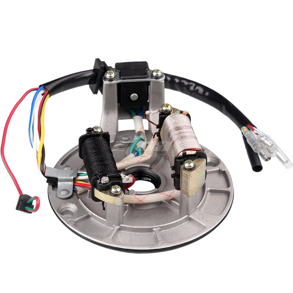 JH70 Stator Plate Pickup Magneto Ignition Coil Rotor for Pit/Dirt Bike 70cc 90cc 110cc 125cc