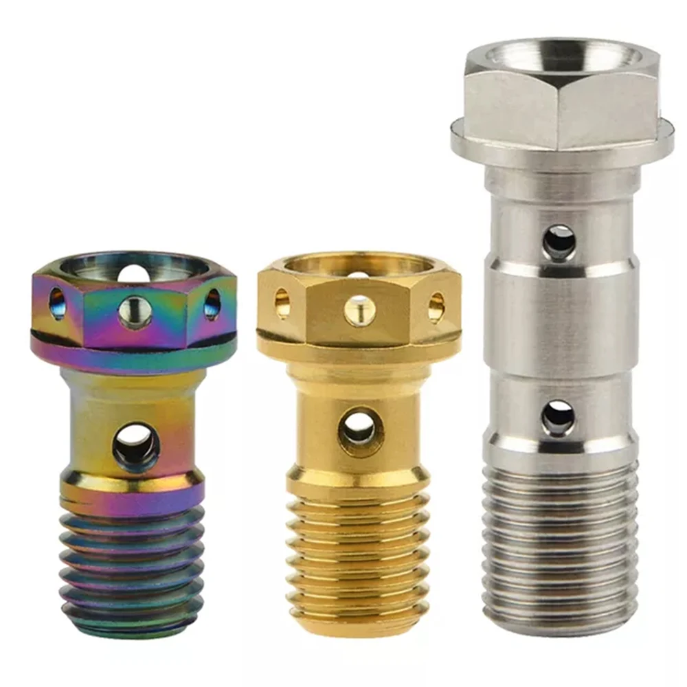 Hollow Banjo Screw Bolt Automotive Fasteners With Two Holes Or Four Holes Cwb 450 Banjo Bolt