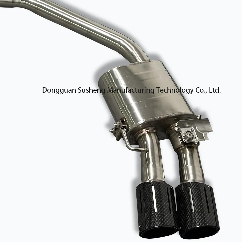 High quality engine Tuning Parts Turbo Muffler Downpipe Tips Car Racing Exhaust for Audi A*DI S6 S7 RS RS7 C7 exhaust system