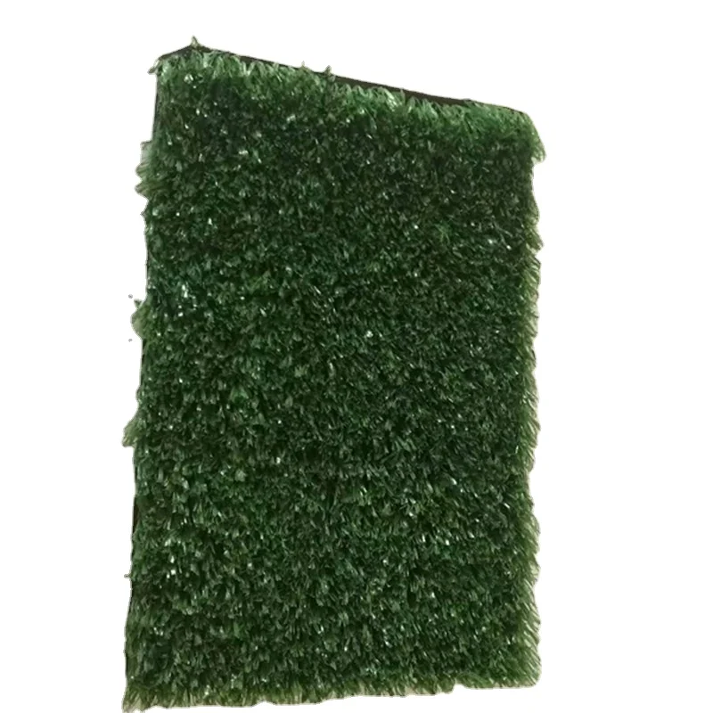 Cheap price good quality hebei artificiel grass golf tiles green carpet turf yarn high density