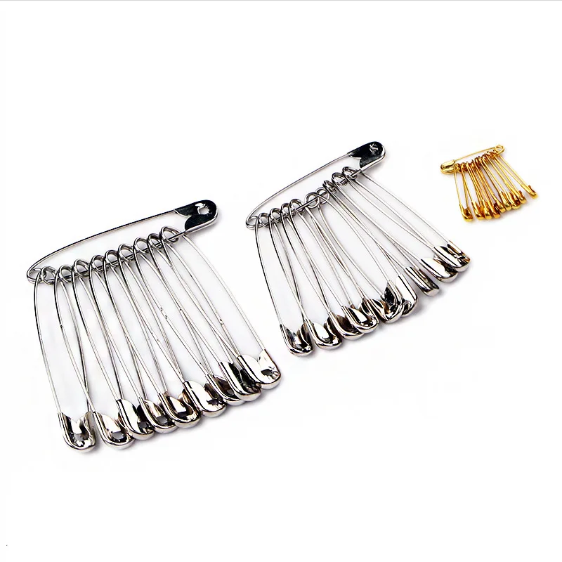 Никелированный штифт, антикоррозийный яркий никелевый безопасный штифт, игла для пряжки свадебного платья