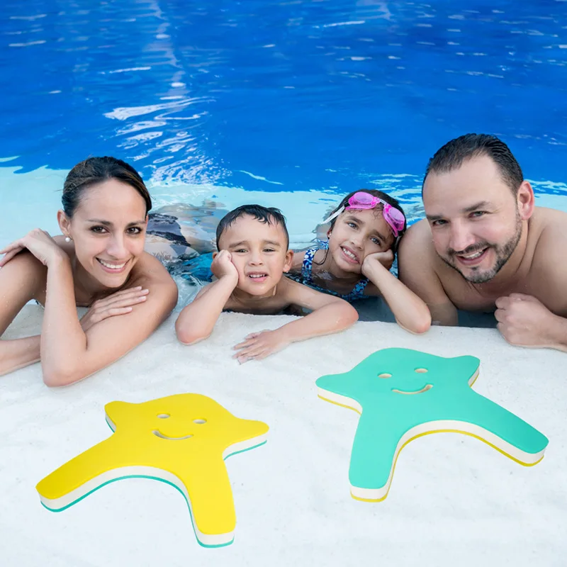Pool Kick Board Floating Hand Board Swim Training Aid Star-Shaped Kickboard Easy Grip Water Safety for Kids Teens Adults