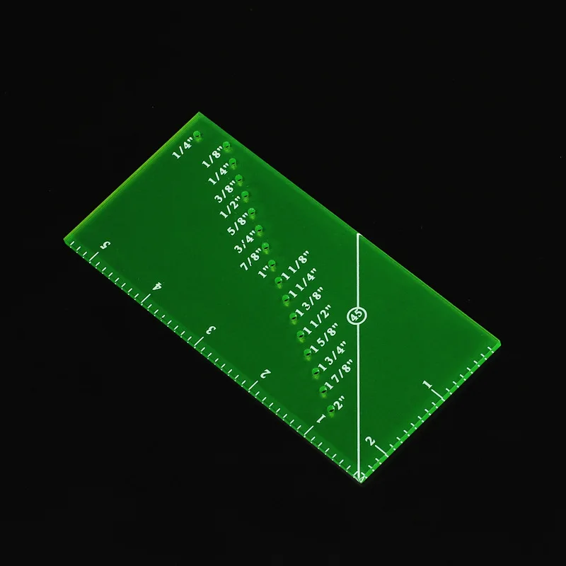 DIY Sewing Patchwork Tools Combination Sewing Machine Resistance Ruler Perforated Seam Measurement Guide Ruler Ruler Positioning