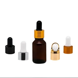 OEM amber clear black 5ml 10ml 15 ml 30 ml 50 ml wholesale essential oil refillable serum pipette bottles dropper bottle