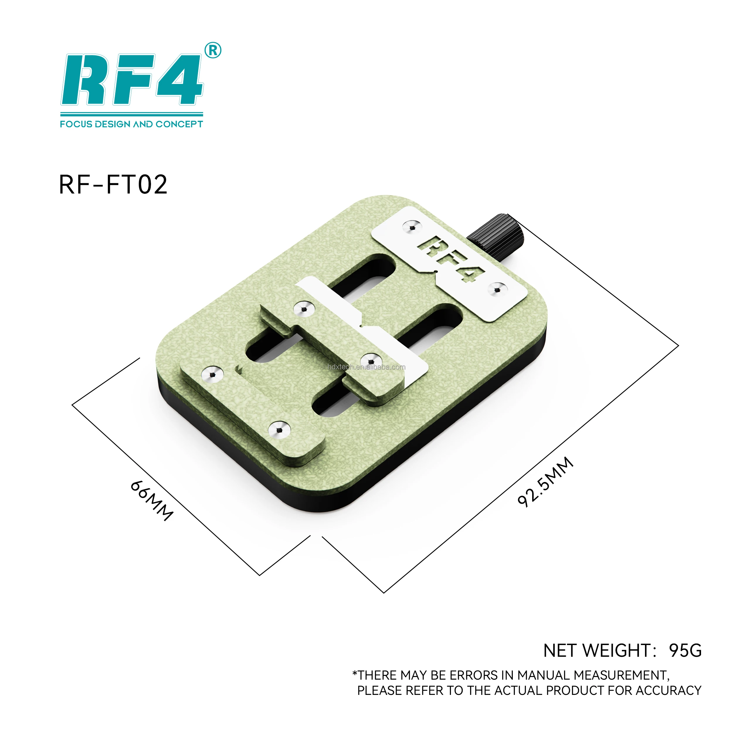 RF4 RF-FT03 Universal Mobile Phone Repair Tools CPU Fixture IC Chip Adjustable Clamp BGA Soldering Fixture