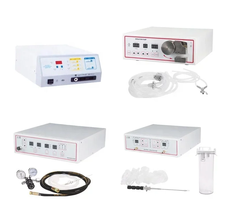 The new endoscopic camera system surgery is a complete set of laparoscopic towers with instruments