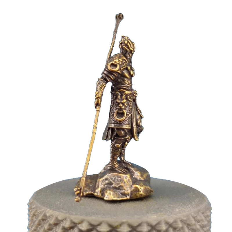 OEM Custom Aluminum Brass CNC Milling WuKong Ornaments Machining Parts 3D Metal Masterpieces Machined Art Machining Service