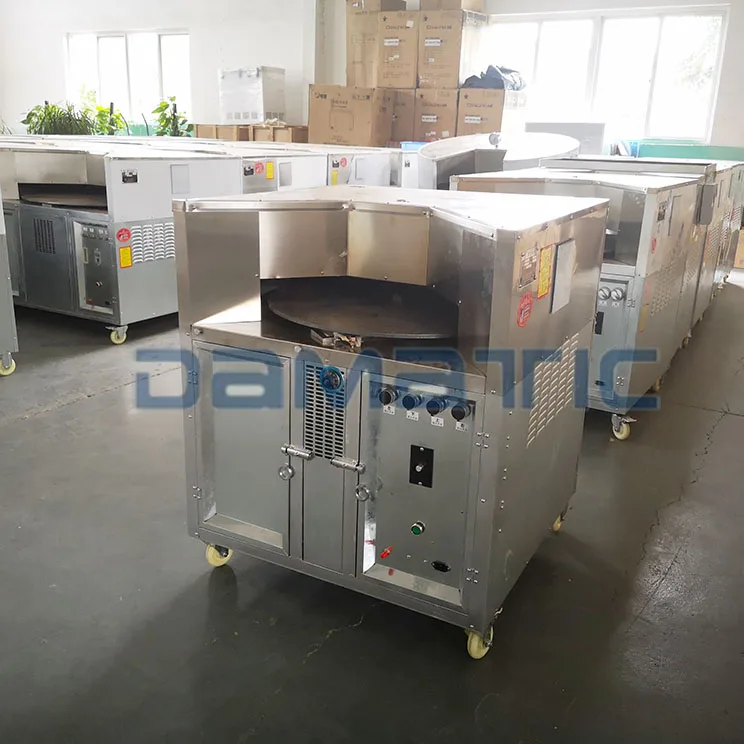 Fully automatic flat arabic bread making baking machine for home