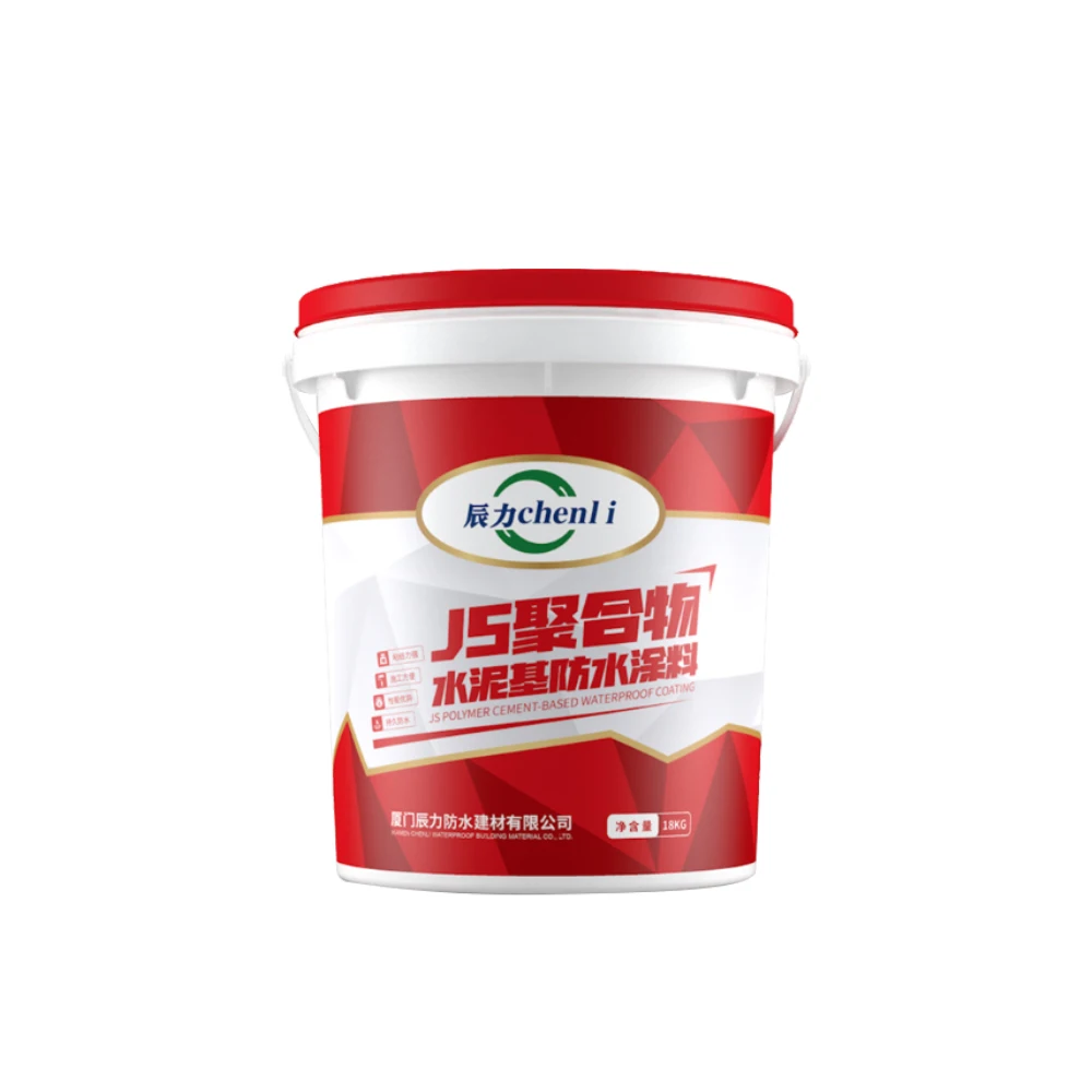 Professional New Gray Polymer Cement Coating Bucket-Pack Polymer Cement Waterproofing Compound