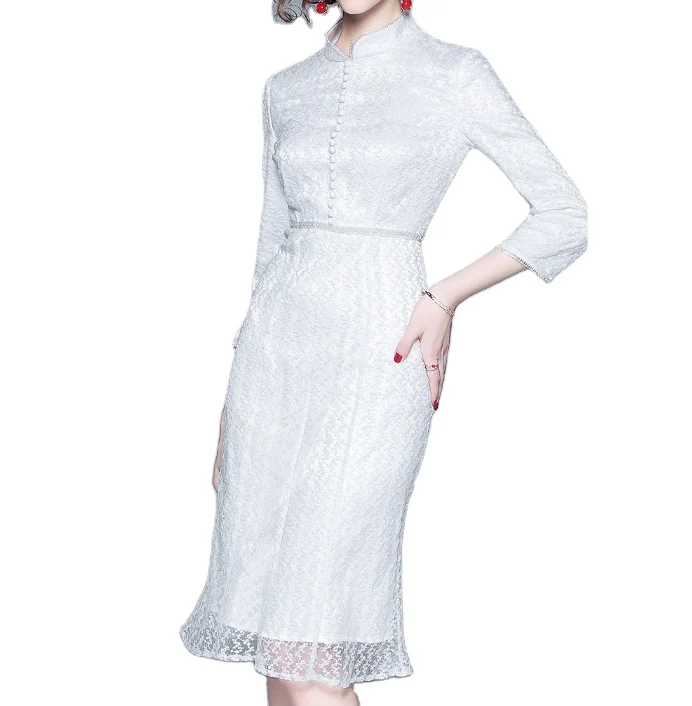 New Chinese-style modified cheongsam dress