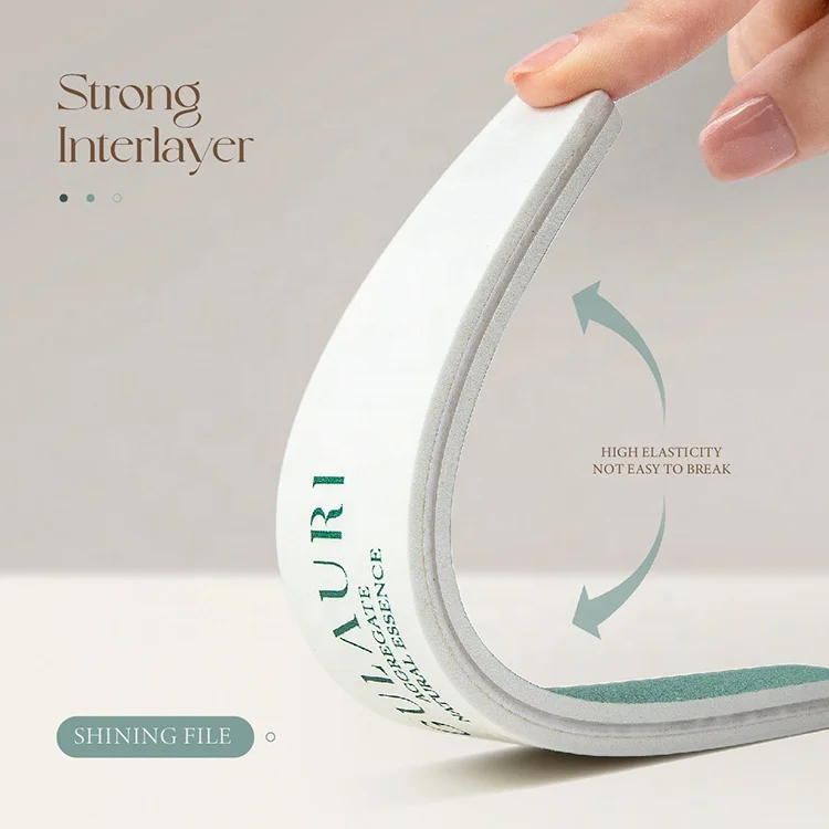 150/150 Gulauri пилка для ногтей с белым грубым песком профессиональные пилочки