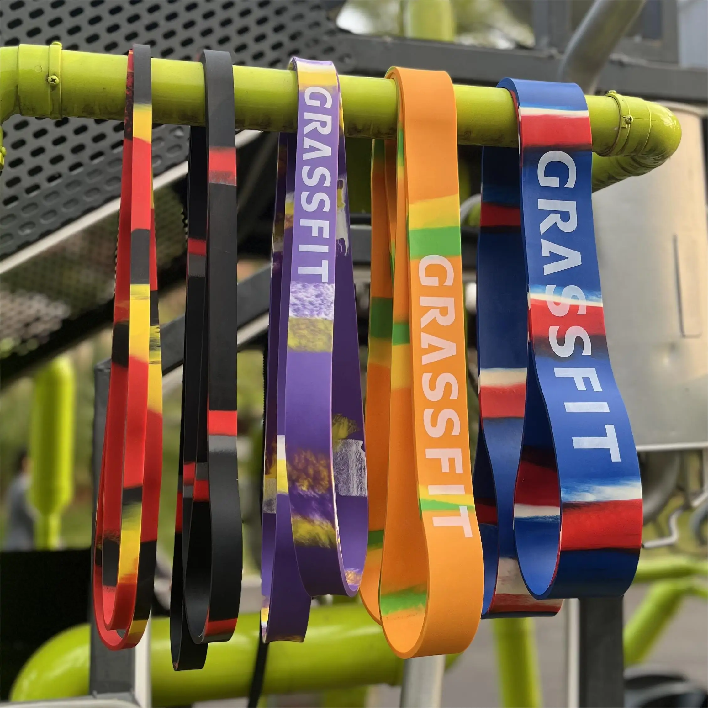 Custom Logo Gym Fitness Workout Latex Pull-up Resistance Band Yoga Stretch Bands Resistance 2080mm Loop Bands for Exercise