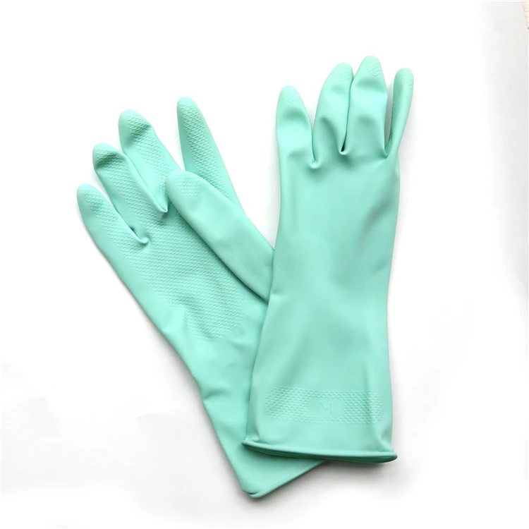 
70gsm Sprayed Flocklined Wholesale Waterproof Latex Gloves For Factory Gardening Cleaning 