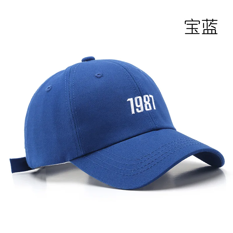 Wholesale High Quality Cotton Multicolor Embroidery Snapback Cap Baseball Cap For Men Women Korea Style Outdoor Baseball Cap