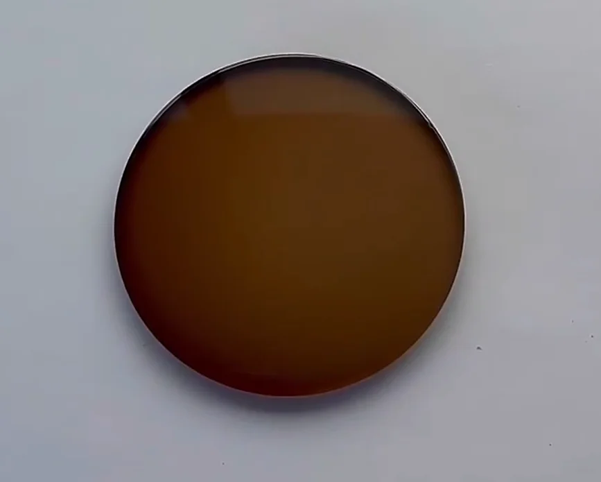 supplier manufacturer 1.56 photochromic photo brown glasses PBX ophthalmic lens