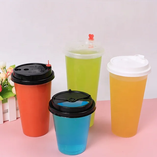  Milktea чашки поставки пластиковых стаканчиков с логотипом изготовленный на заказ логос напечатал для Боба