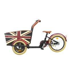 Colorful popular mini kids bicycle/tricycle cargo bike for kids