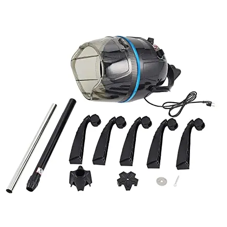 Professional Adjustable Hooded Floor Hair Bonnet Dryer Stand Up Rolling Base with Wheels Salon Equipment