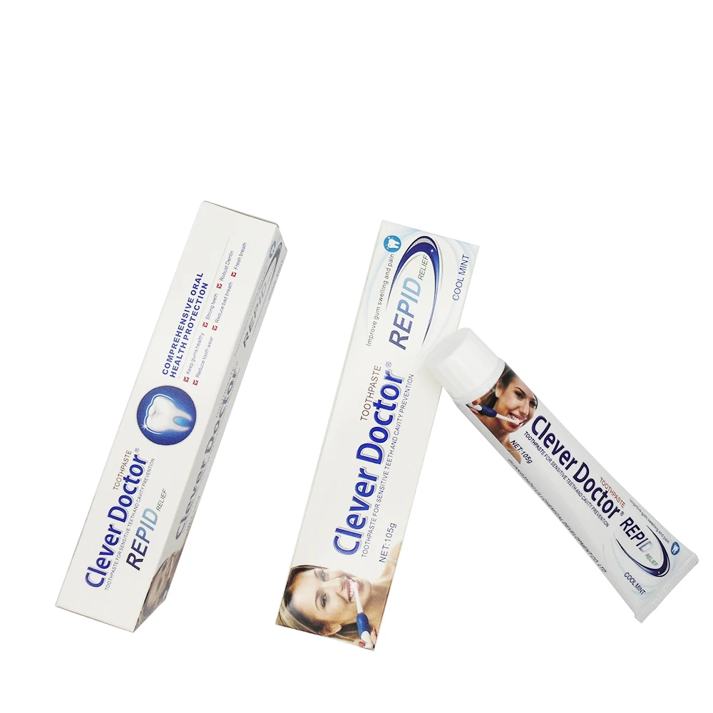 Clever Doctor 105g Adult Household travel toothpaste teeth whitening,toothpaste wholesale OEM/ODM Toothpaste of Chinese Herbal