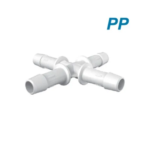 Cross barb connector, Baota equal diameter hose adapter, ROHS, no animal additives