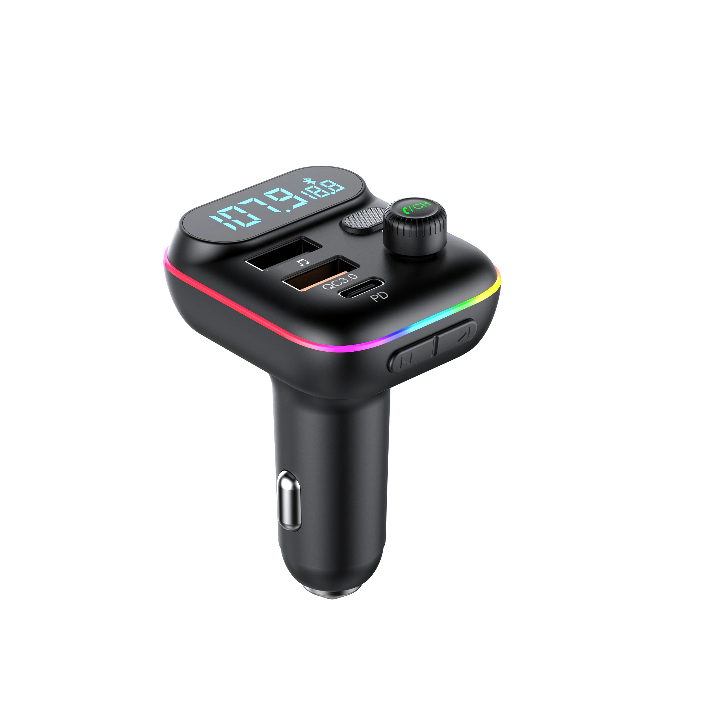 Agetunr T70 Bluetooth Wireless Modulator Converter Dual usb Fast Charger Car FM transmitter BT Car Kit FM Radio Mp3 Music Player