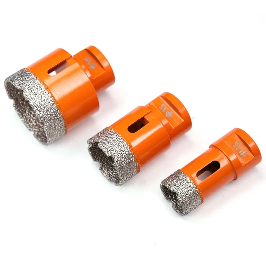 Custom marble ceramic Dry brazed drill bit diamond coring drill