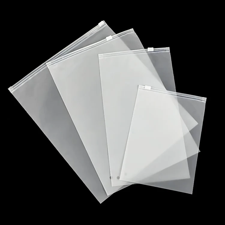 Custom printed eco friendly plastic packaging cpe plastic zipper lock bags for shoes clothing underwear packaging