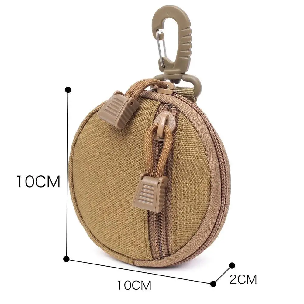 Custom Outdoor Camping Tactical bag Wallet Pocket Accessory Bag Portable Mini Money Coin Pouch Keys Waist Bag