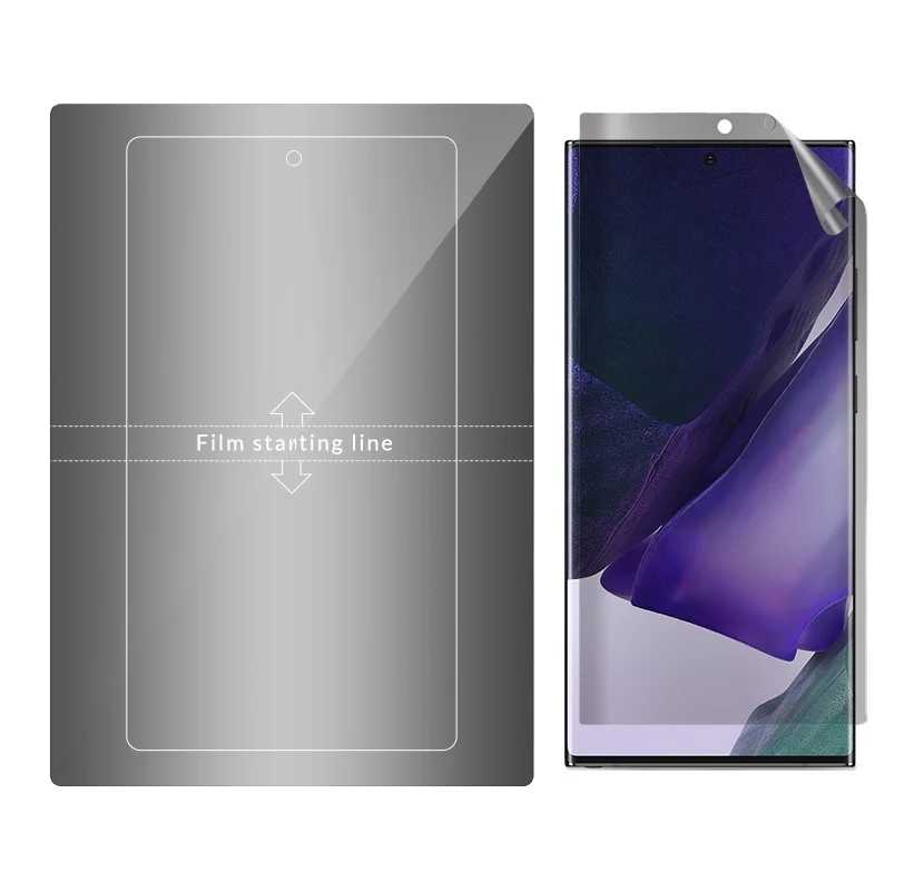 0.18mm Ultra-thin Hydrogel Privacy TPU Sheet Screen Protector Touch Sensitive With 120*190mm Privacy Screen Protector