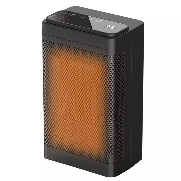 Portable 1500W 3 Gears Heater Rechargeable Space Heater Fan PTC Personal Desk Warm Heater for Home Dormitory