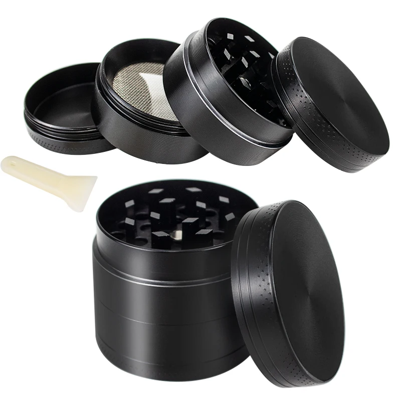 Измельчитель дыма из цинкового сплава с логотипом на заказ