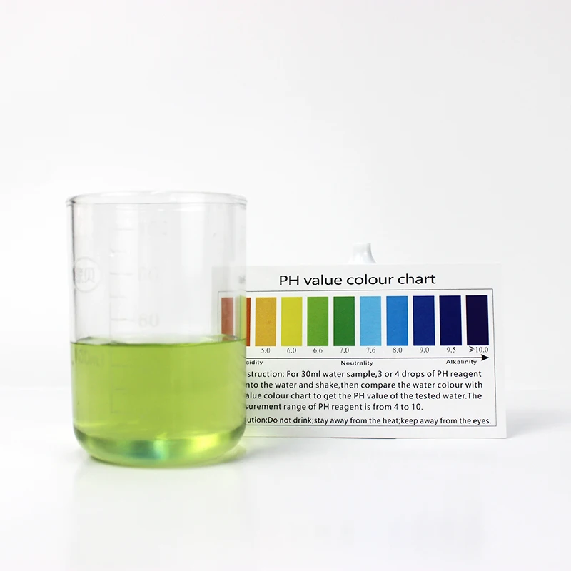 
good quality hot sale water ph value test reagent 10ml for aquaculture ph reagent 