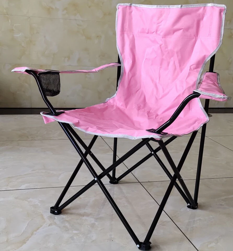 Outdoor folding armchair with cup holder for easy carrying   beach chair  camping chair