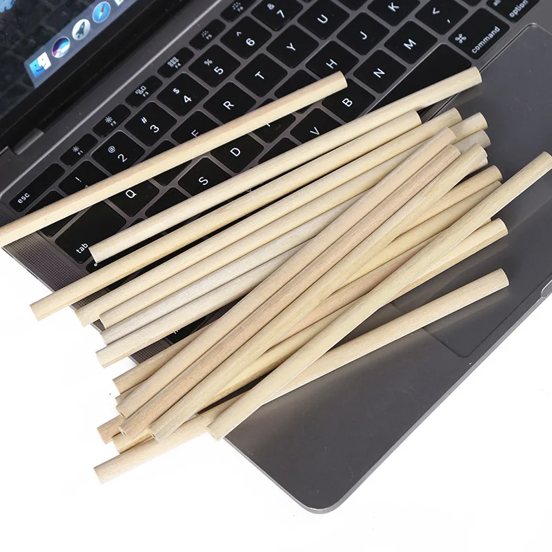 wooden pencil set gifts with logo custom printed for children