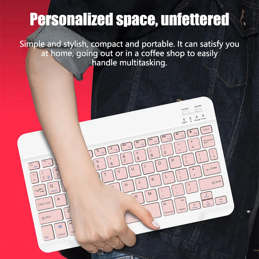 Wireless Keyboard and Mouse Combos Set Blue-tooth Spanish French Korean For iOS iPad Android Windows Phone Tablet Keyboard