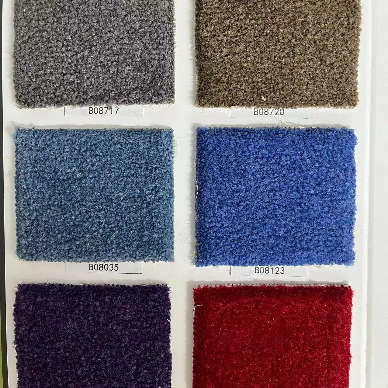 Manufacturers direct sales super thick hotel hotel solid color full carpet high-end household 18MM thick curved yarn carpet