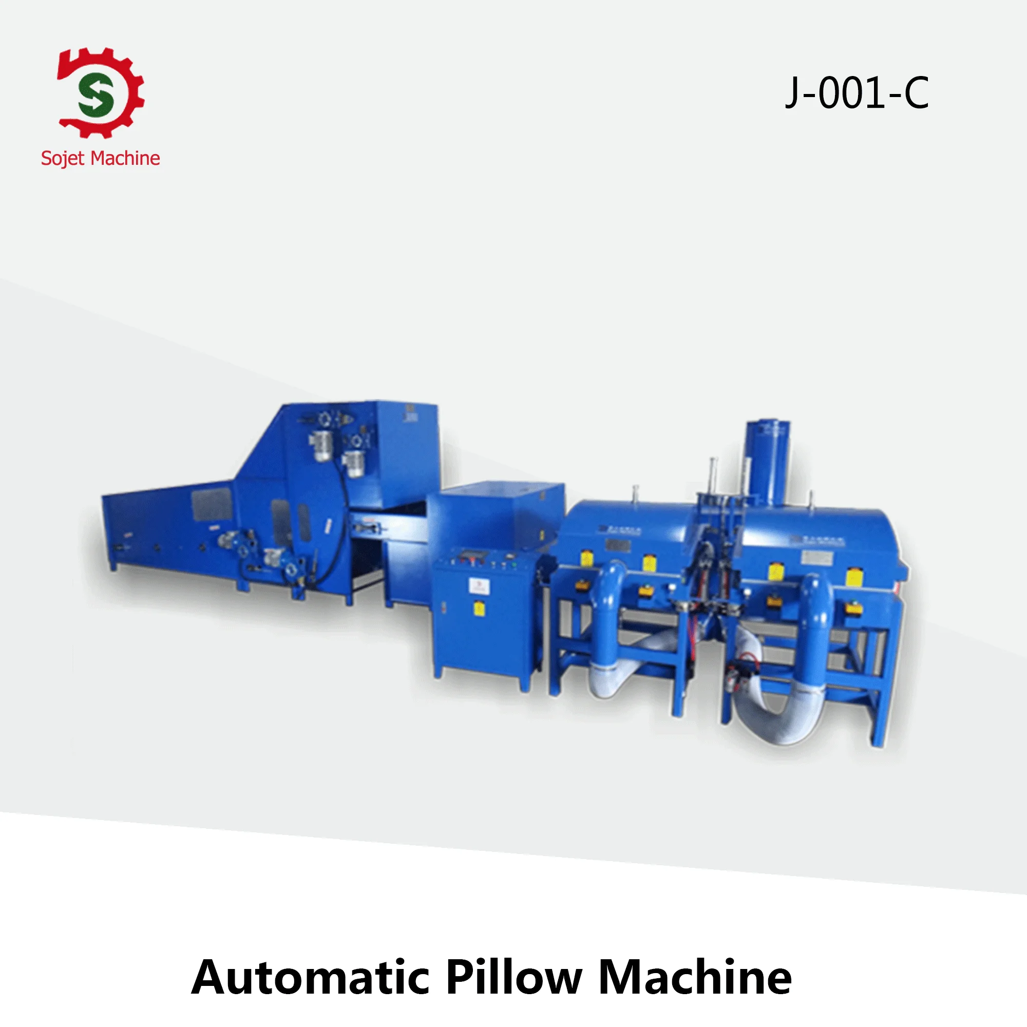 J-001-A Automatic Fiber Carding and  Pillow Vacuum Filling Machine Supplier pillow vacuum filling machine