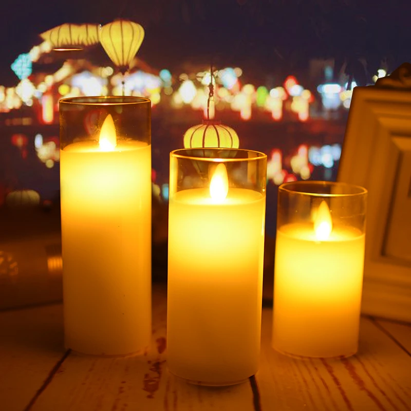 hot sell led candle led electric candle for wedding decoration