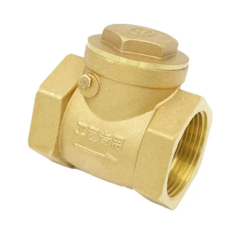 2023 Newest DN15-100 Full Brass Check Valves Water Oil Gas Horizontal Mini Check Valve