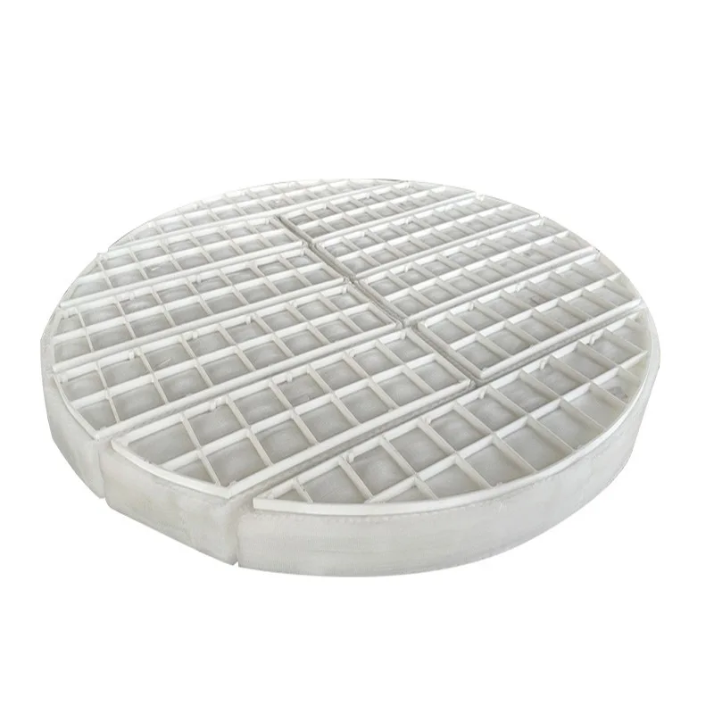 Polypropylene PP Plastic Demister Pad Mist Eliminator Standard Type Knitted Wire Demister Pad