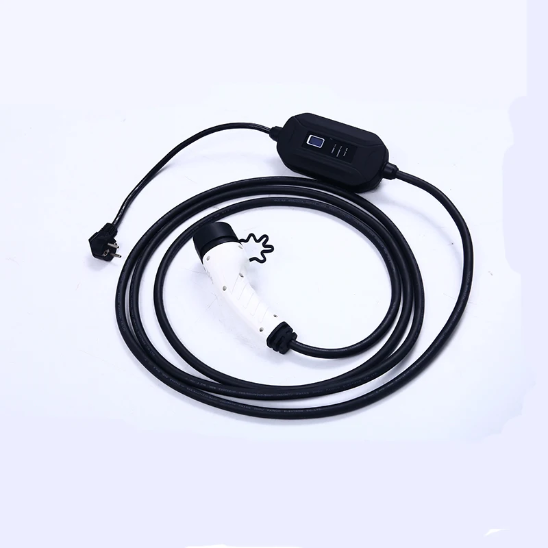 16A adjustable Electric vehicle mode 2 ev charger type 1 ev charging plug for sale