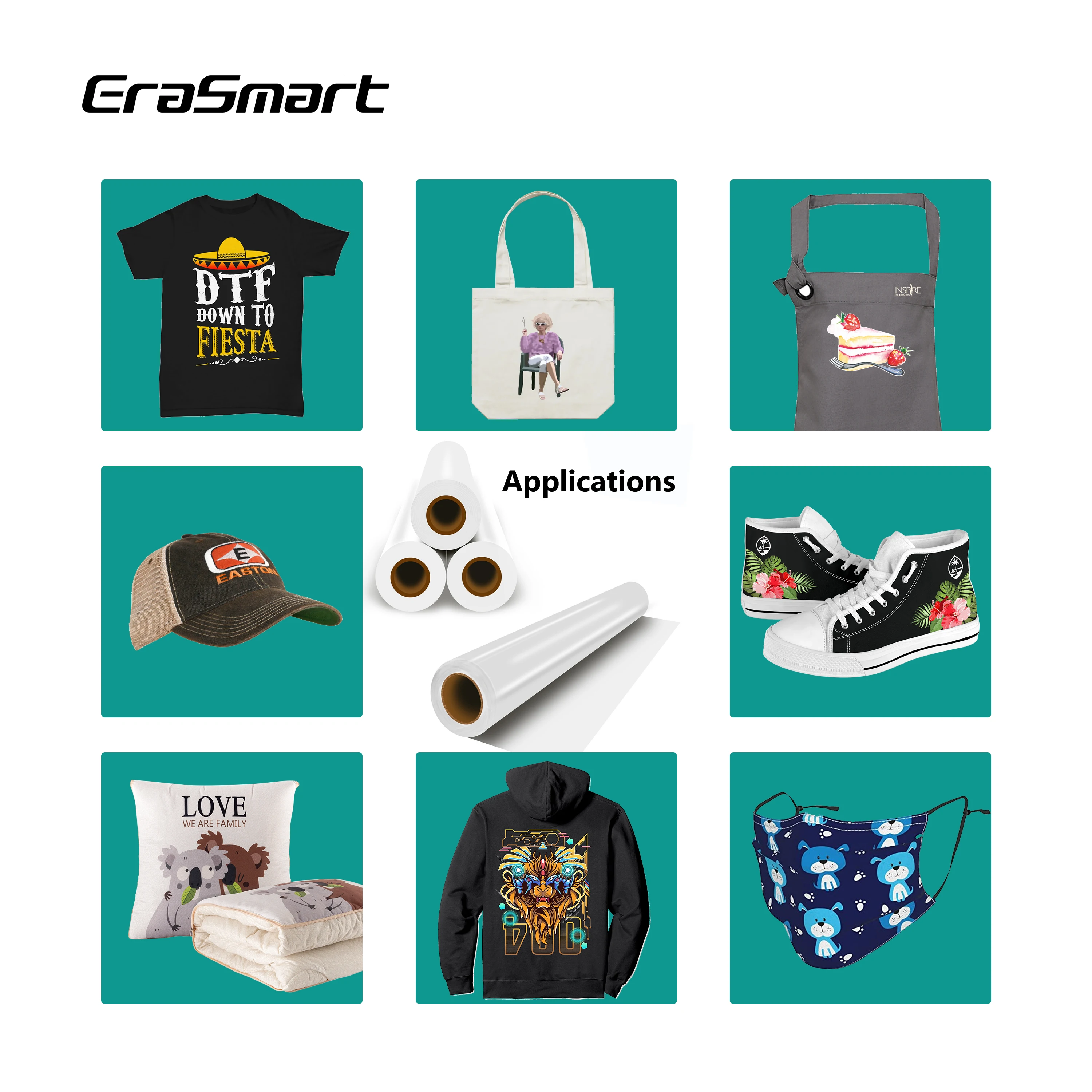 Eraasmart DTF ПЭТ-пленка a3 a4 теплопередающая пленка бумага dtf листы для принтера односторонняя