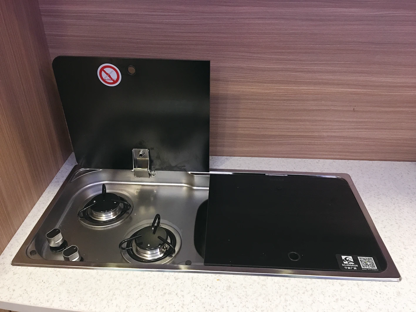 OUTDOORS CAMPING  gas stove with  sink  LPG cooker in  RV Boat Yacht Caravan motor home kitchen INCLUDING  TAP AND DRAINER 904