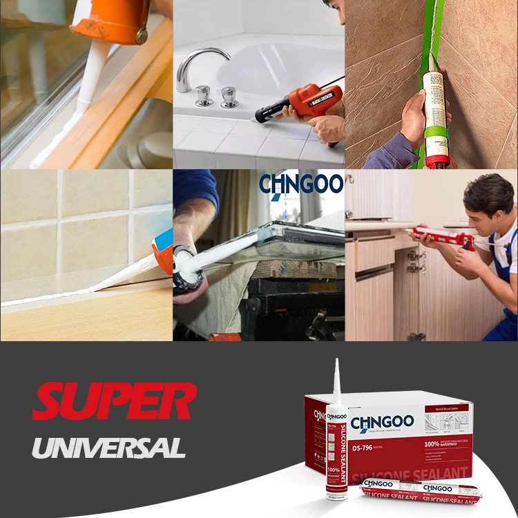 CHNGOO High Quality Neutral GP Weatherproof Silicone Sealant suitable for wood metal plastic marble